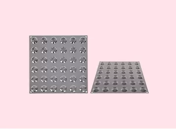Stainless Steel Tactile Tiles – Integrated Concentric Rings & Studs